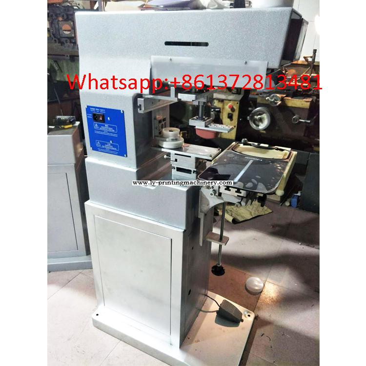  1 color customized pad printing machine with closed ink cup system