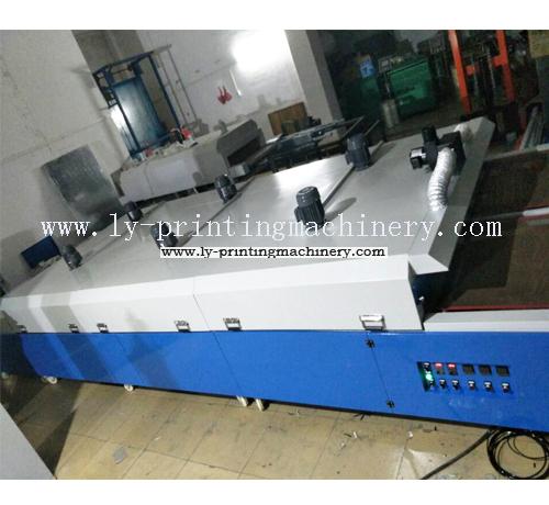 IR tunnel dryer with double split belt for garment