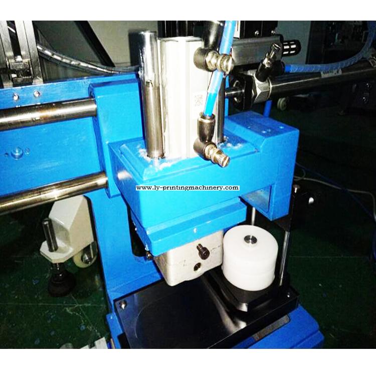 Semi-automatic mini desktop pad printer with closed ink cup 