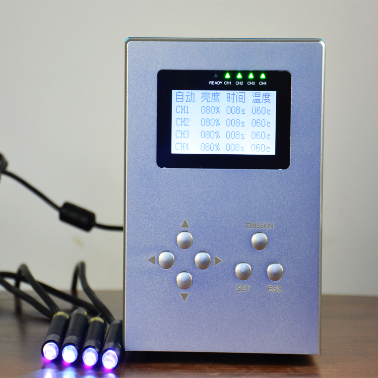 Led UV curing spot system