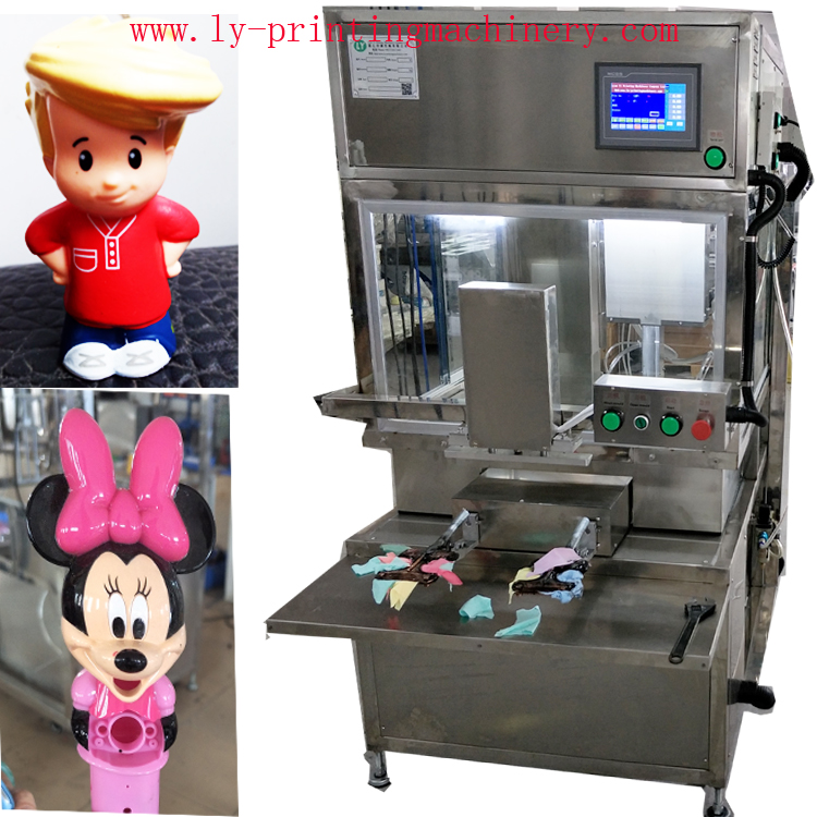 Automatic spray painting machine for toy 