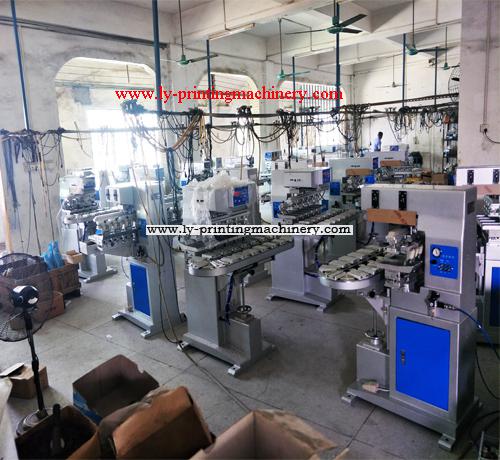  4 color tampo printer with rotating table 