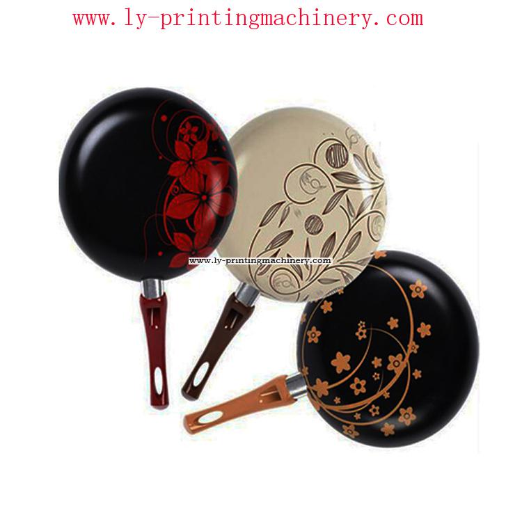 1 color fry pan pad printing machine