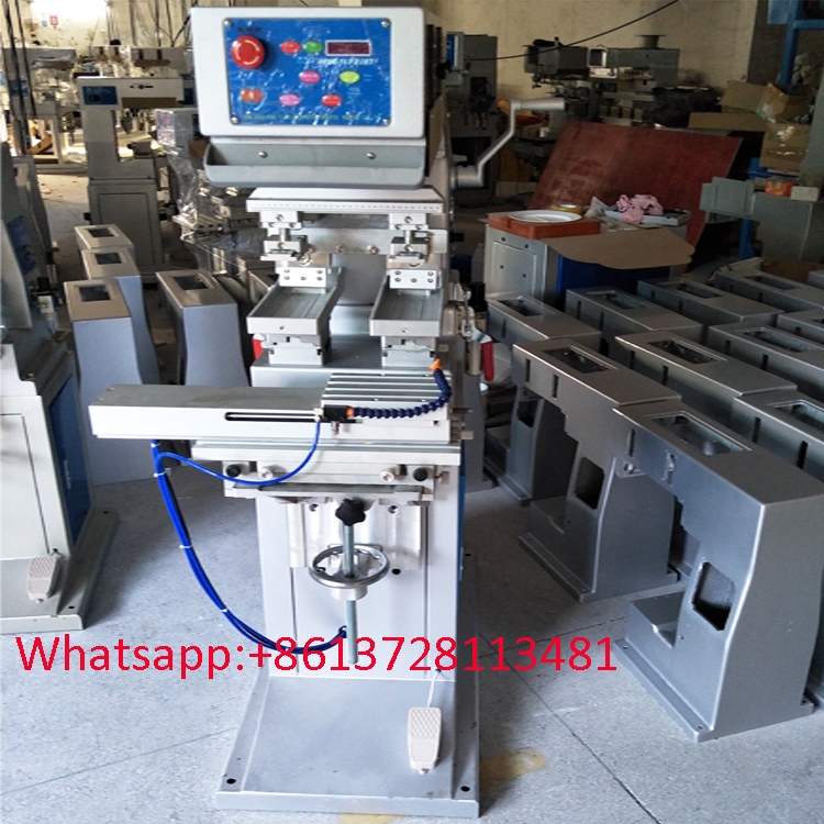 100*250 plate 2 color pad printing machine