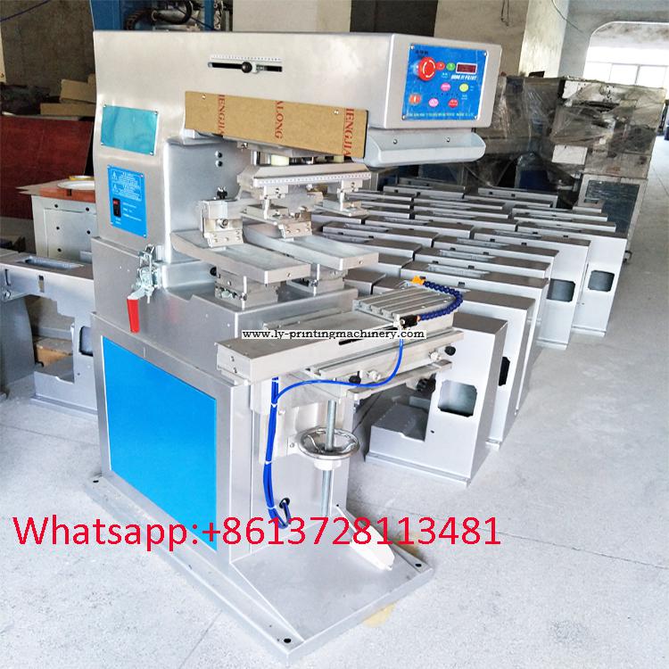 100*250 plate 2 color pad printing machine