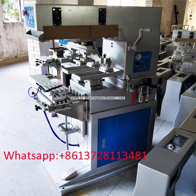 100*250 plate 2 color pad printing machine