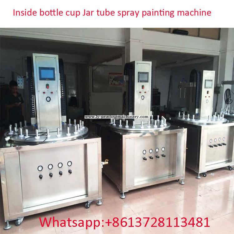 PLC inside conveyor spray painting machine 