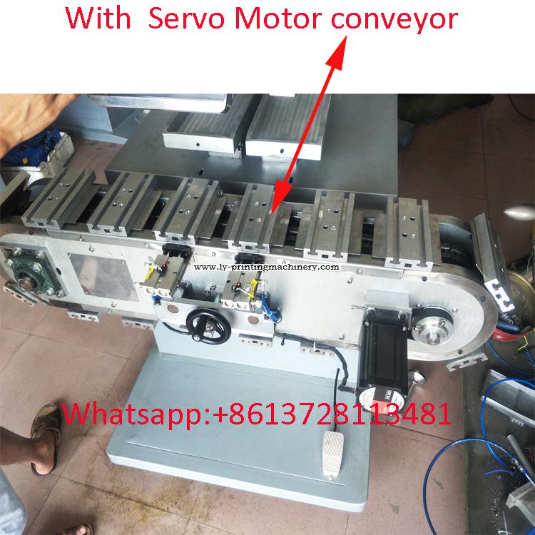 350x150mm 2 big servo conveyor pad printer