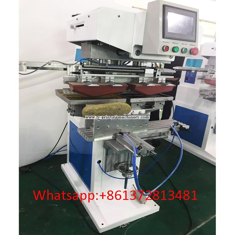 35cm Shoes 2 color pad printer with pad moved