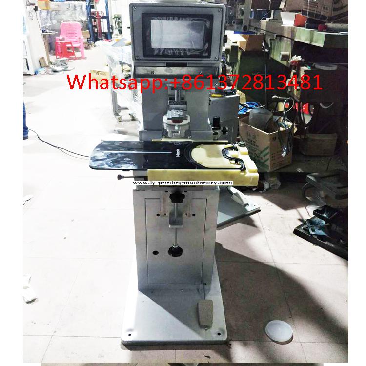  1 color customized pad printing machine with closed ink cup system