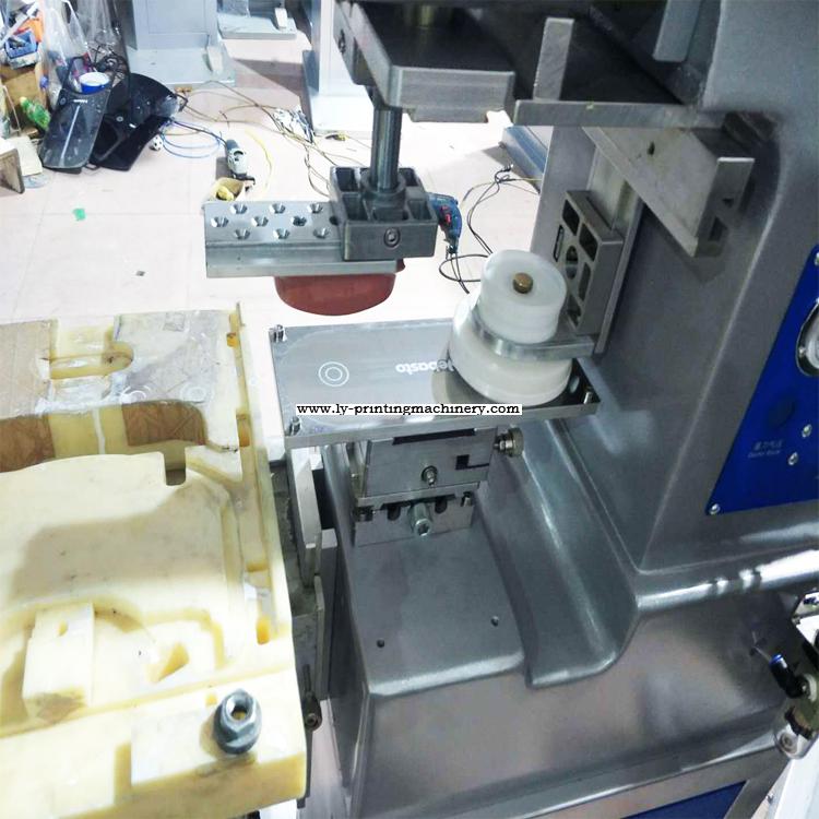  1 color customized pad printing machine with closed ink cup system