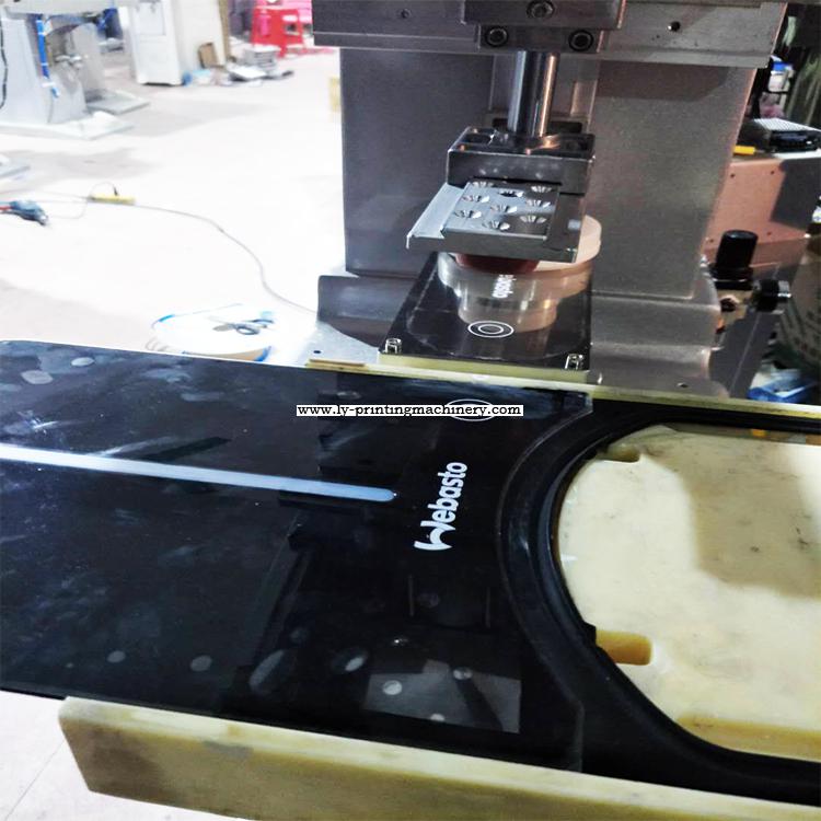  1 color customized pad printing machine with closed ink cup system