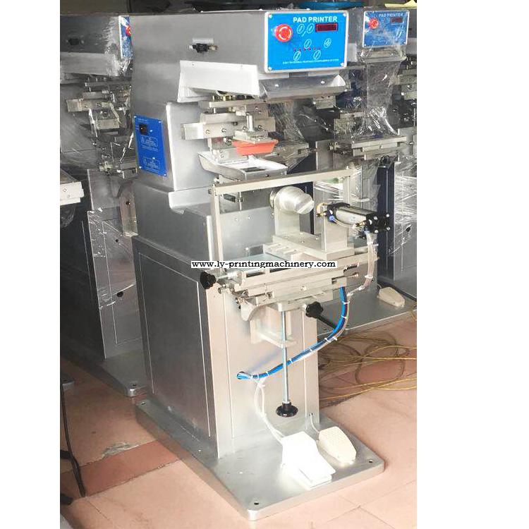 360 degree 1 color pad printing machine for round items