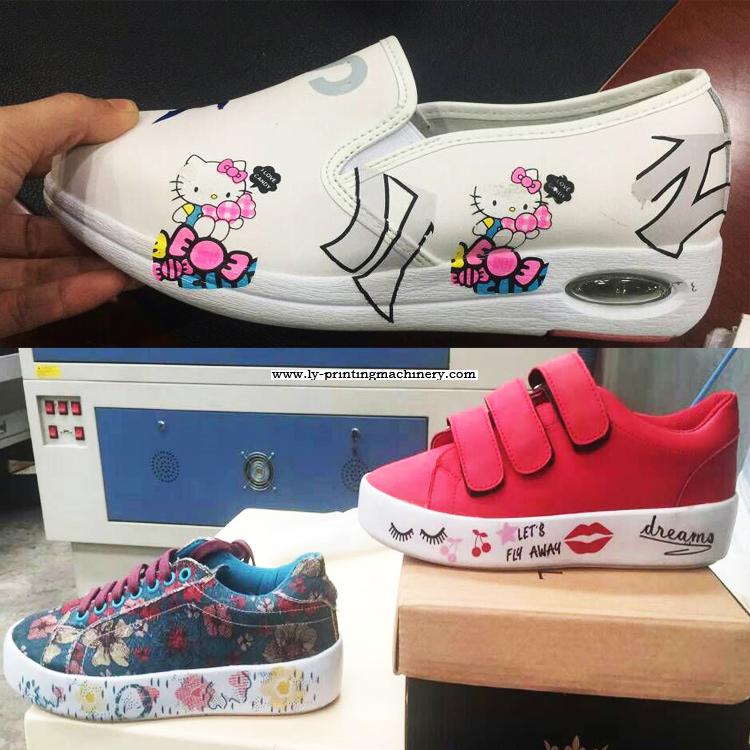 360 degree Shoe 4 color pad printer