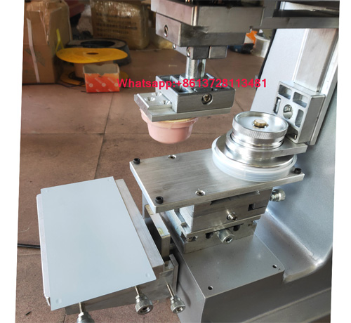 Small Desktop closed Ink Cup Pad Printing Machine