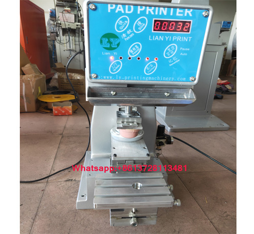Small Desktop closed Ink Cup Pad Printing Machine