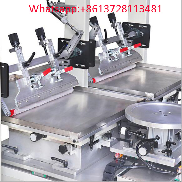 Dinner ware ceramic plate bowl fast 4 color pad printer with servo table running
