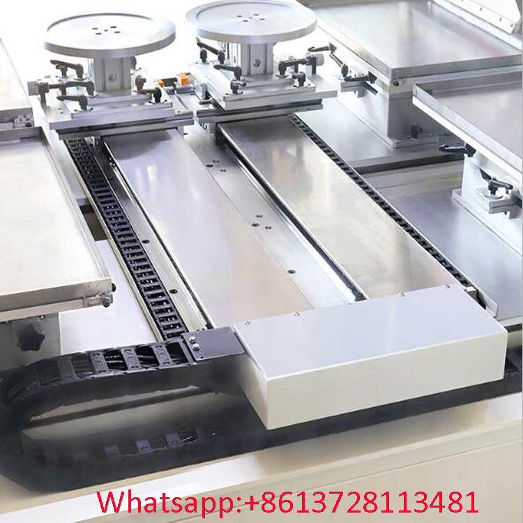 Dinner ware ceramic plate bowl fast 4 color pad printer with servo table running